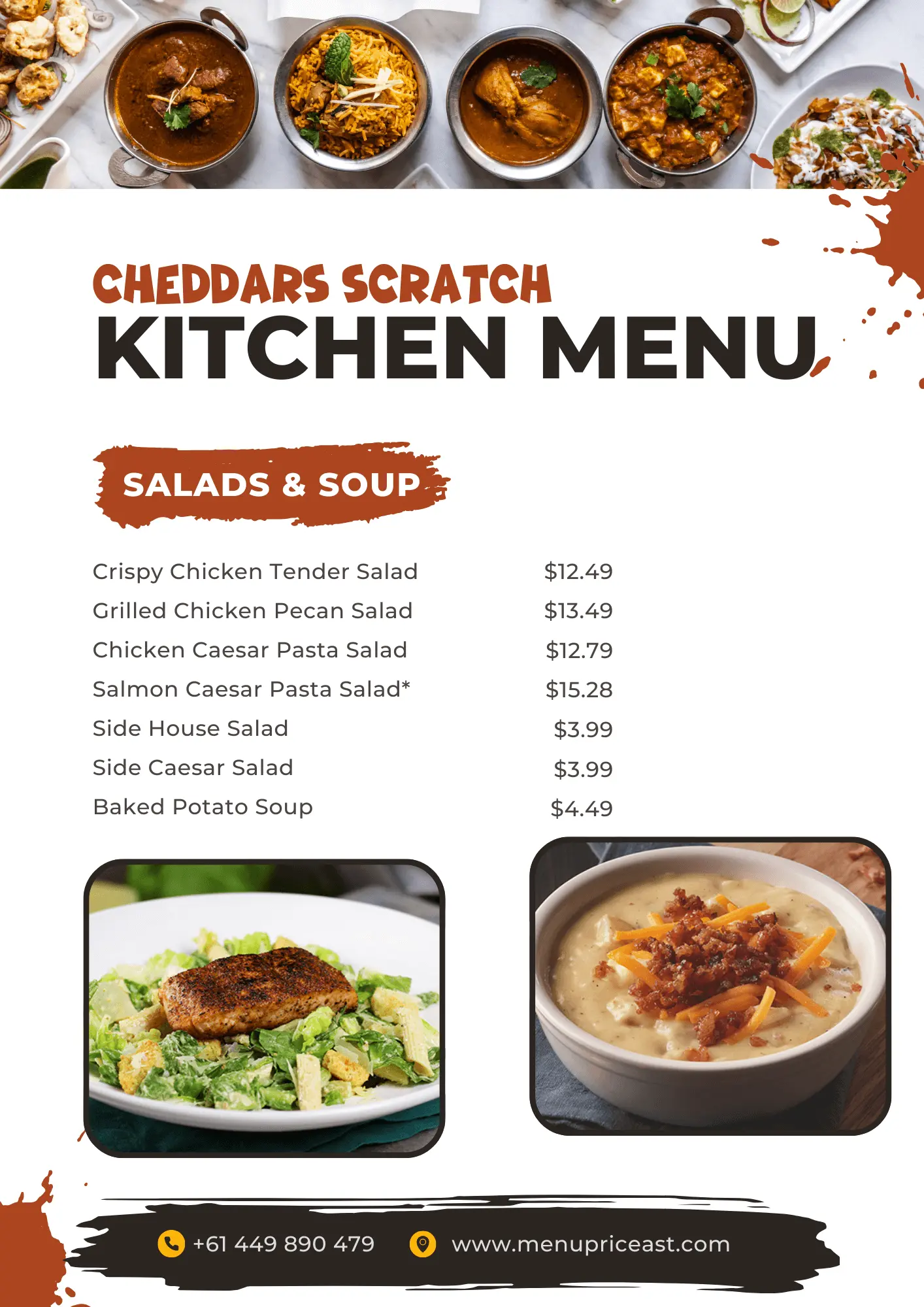 Cheddar Salads & Soup